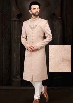 Golden Pink Sherwani 